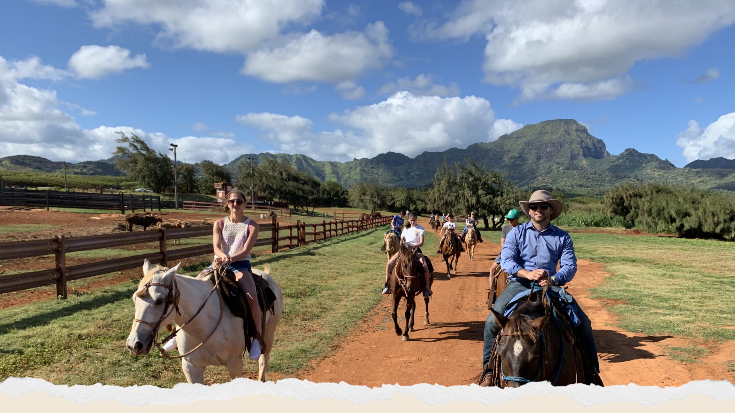 a person riding a horse in a dirt field